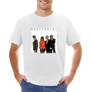 Pretenders Pretenders Album Cover Distressed Image Asian Size Men T-Shirt
