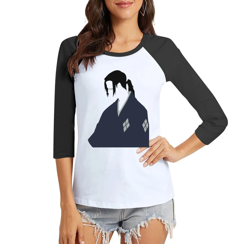 Pretty Boy jin samurai champloo 2 anime manga Women Ladies 3-4 Sleeve T-Shirt