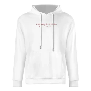 Programmers do it bitwise funny geek nerd computer tech European Size Men Hoodie