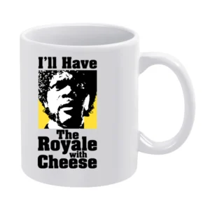 Pulp Fiction Royale Burger White Mug