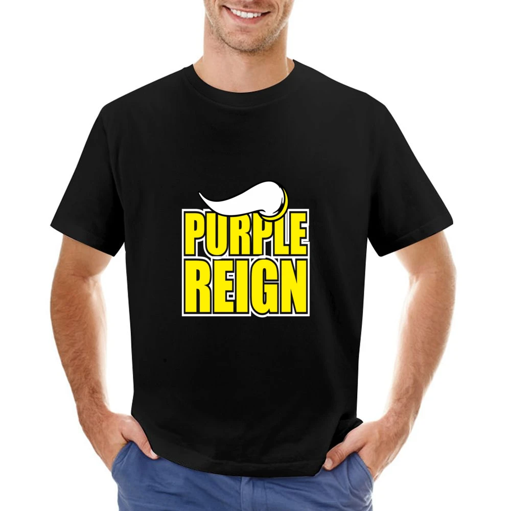 Purple Reign Minnesota Footbal Tshirt (all Styles And Colors Available Asian Size Men T-Shirt