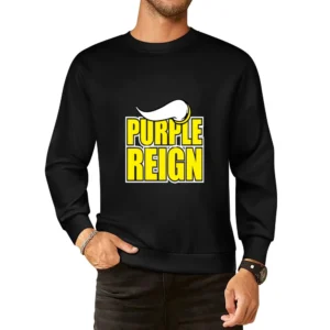 Purple Reign Minnesota Footbal Tshirt (all Styles And Colors Available European Size Pullover Sweater