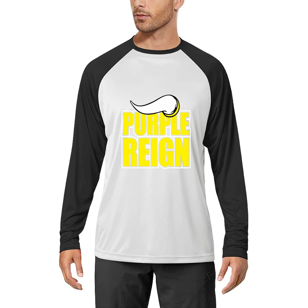 Purple Reign Minnesota Footbal Tshirt (all Styles And Colors Available Men Long Sleeve T-Shirt