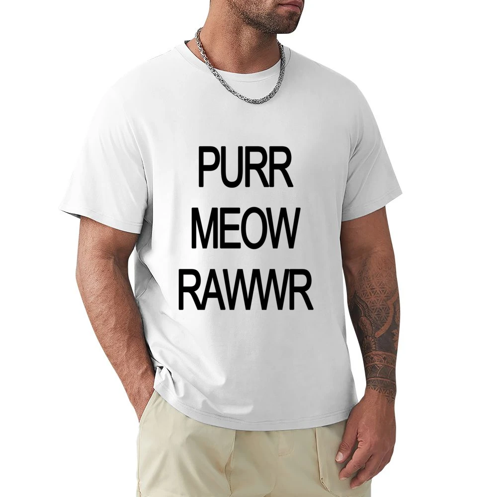Purr Meow Rawwr Cat Progression Premium Men T-shirt