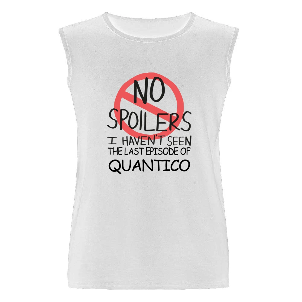 Quantico No Spoilers Last Episode Tv Funny Men Sleeveless T-Shirt