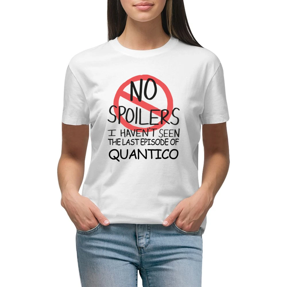 Quantico No Spoilers Last Episode Tv Funny Premium Women Ladies T-shirt