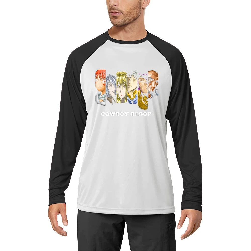 Radical Ed Vicious Julia Spike Spiegel Faye Valentine Jet Black Cowboy Men Long Sleeve T-Shirt