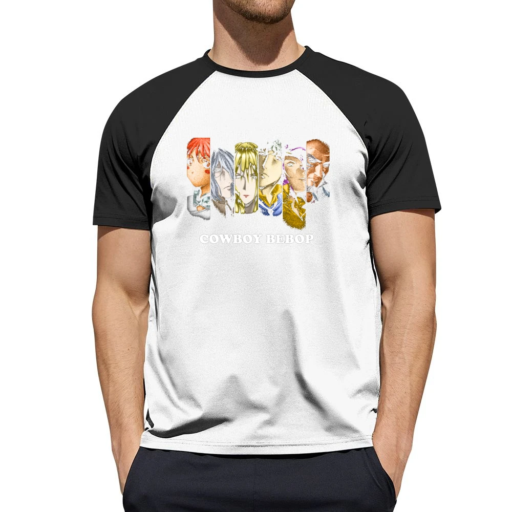 Radical Ed Vicious Julia Spike Spiegel Faye Valentine Jet Black Cowboy Men Short Sleeve T-Shirt