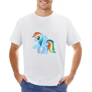 Rainbow Dash Tshirt Asian Size Men T-Shirt