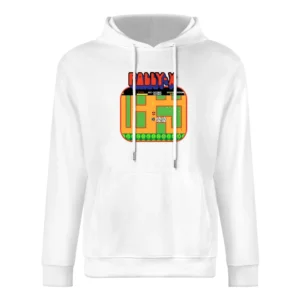 Rally X Video Game Retro 80s European Size Men Hoodie