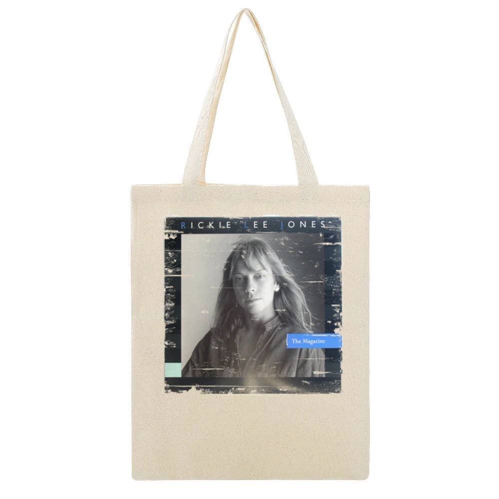 Randy Newman Trouble In Paradise Album Cover Distressed Image Beige Canvas Tote Shopping Bag