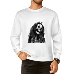 Rasta Skull European Size Pullover Sweater