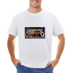 Rat Rod Poster Tshirt Asian Size Men T-Shirt