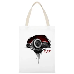 Rat Rod Tjw White Canvas Tote Shopping Bag