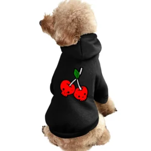 Red Skull Cherries fruit funny Pet Apparel Clothes
