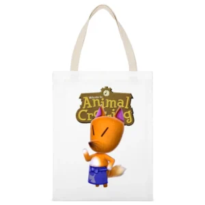 Redd From Animal Crossing Nintendo Video Game Fan White Canvas Tote Shopping Bag