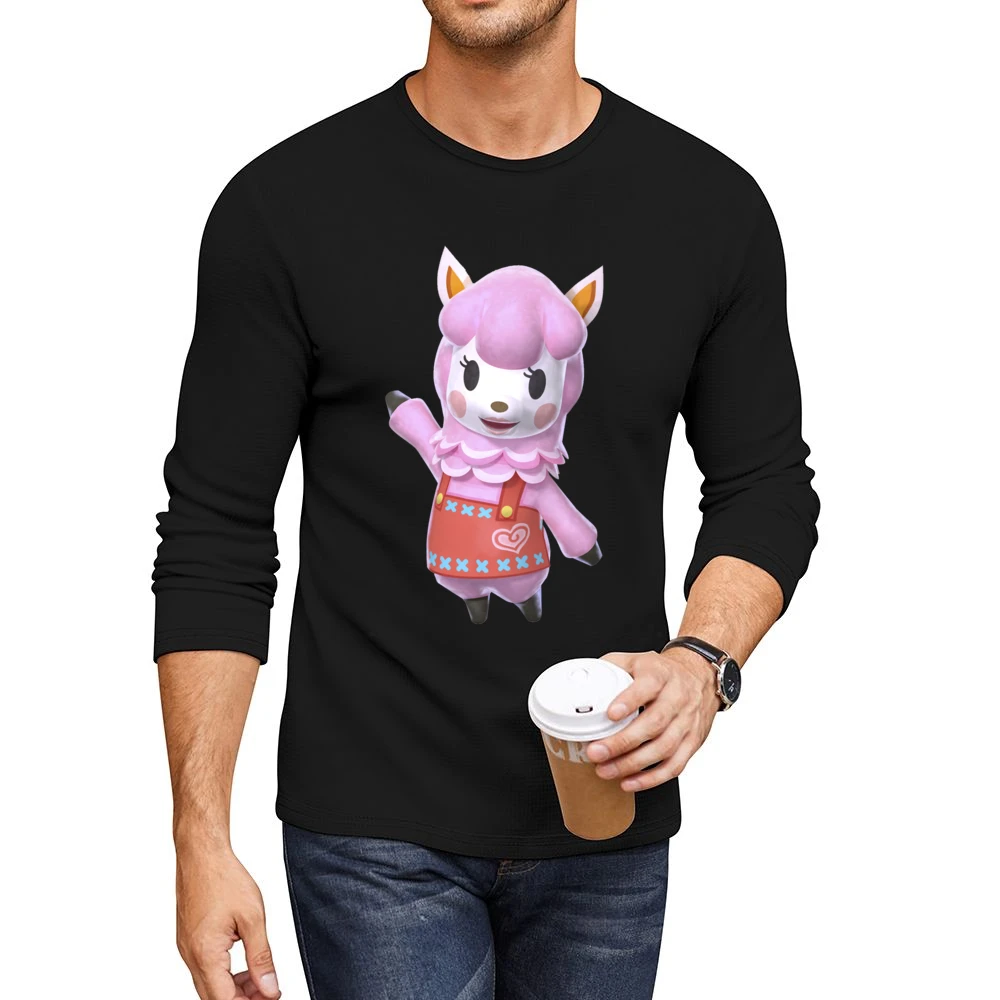 Reese From Animal Crossing Nintendo Character Video Game Men CrewNeck Long Sleeve T-Shirt