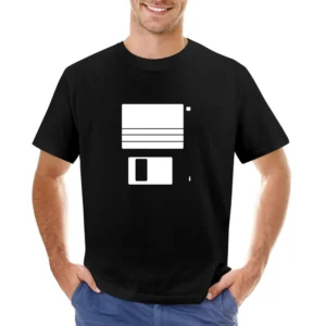 Remember this ? old data computer disket floppy Asian Size Men T-Shirt