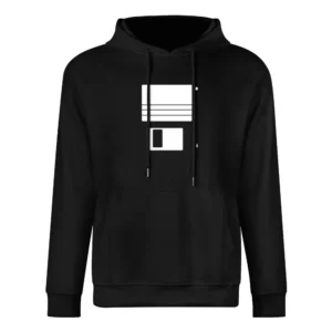 Remember this ? old data computer disket floppy European Size Men Hoodie