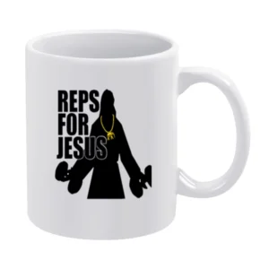 Reps For Jesus Tshirt White Mug