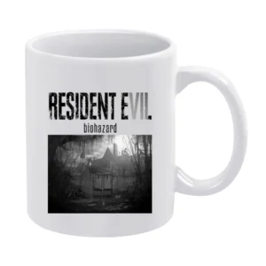 Resident Evel Biohazard White Mug