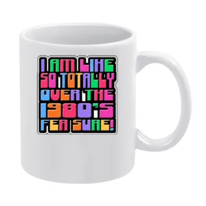 Retro Cool 80s White Mug