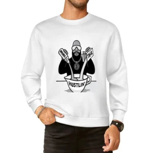 Rick Ross Hustlin' Mix European Size Pullover Sweater
