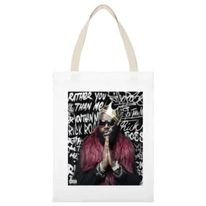 Rick Ross King (all Colors And Styles Available) White Canvas Tote Shopping Bag