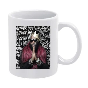 Rick Ross King (all Colors And Styles Available) White Mug