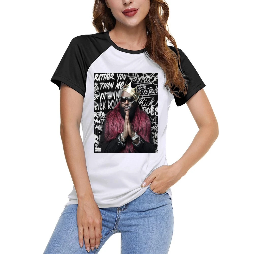 Rick Ross King (all Colors And Styles Available) Women Ladies Short Sleeve T-Shirt