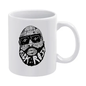Rick Ross T White Mug