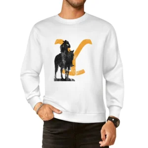 Rip Wheeler Cowboy Vintage Style Yellowstone Show European Size Pullover Sweater