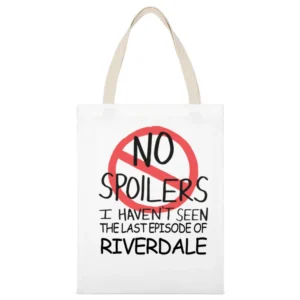 Riverdale No Spoilers Last Episode Tv Funny White Canvas Tote Shopping Bag