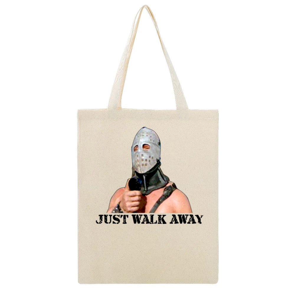 Road Warrior 2 Lord Humungus Beige Canvas Tote Shopping Bag