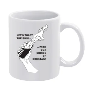 Roast The Rich White Mug