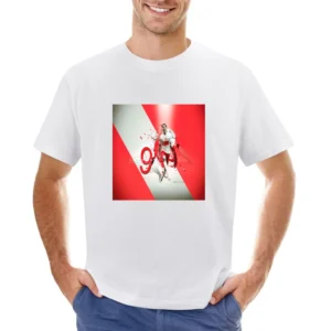 Robert Lewandowski Polish Soccer Tshirt (all styles and available) Asian Size Men T-Shirt
