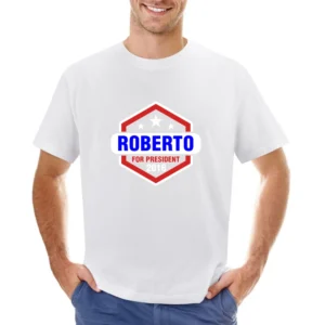 Roberto For President 2016 Futurama TV Show Asian Size Men T-Shirt