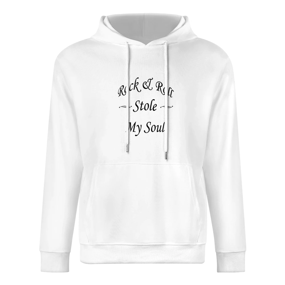Rock And Roll Stole My Soul Graphic European Size Men Hoodie