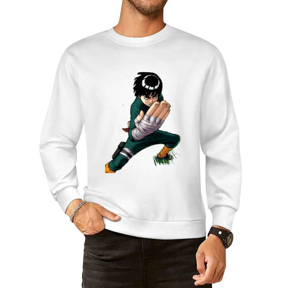 Rock Lee taijutsu master Springtime of Youth Team Guy Naruto Manga ani European Size Pullover Sweater