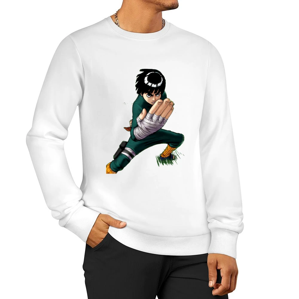 Rock Lee taijutsu master Springtime of Youth Team Guy Naruto Manga ani Men Pullover Sweatshirt