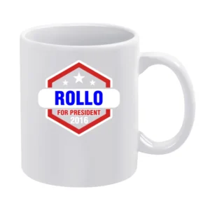 Rollo For President 2016 Vikings TV Show White Mug