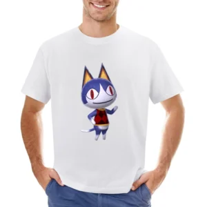 Rover From Animal Crossing Nintendo Character Video Game Asian Size Men T-Shirt