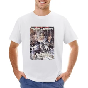 Runaway Train Movie Poster Retro Aged Look Asian Size Men T-Shirt