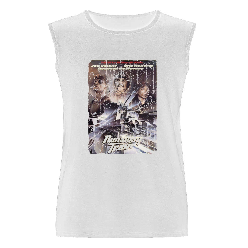 Runaway Train Movie Poster Retro Aged Look Men Sleeveless T-Shirt