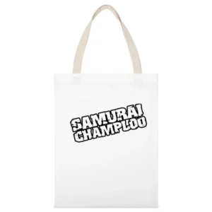 Samurai Champloo black text anime manga White Canvas Tote Shopping Bag