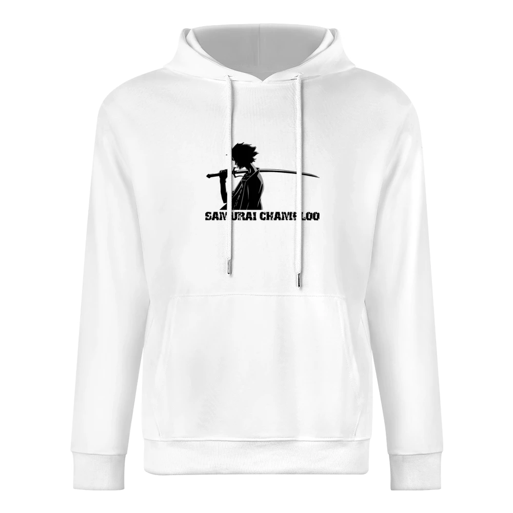 Samurai champloo mugen black Silhouette shadow anime manga European Size Men Hoodie