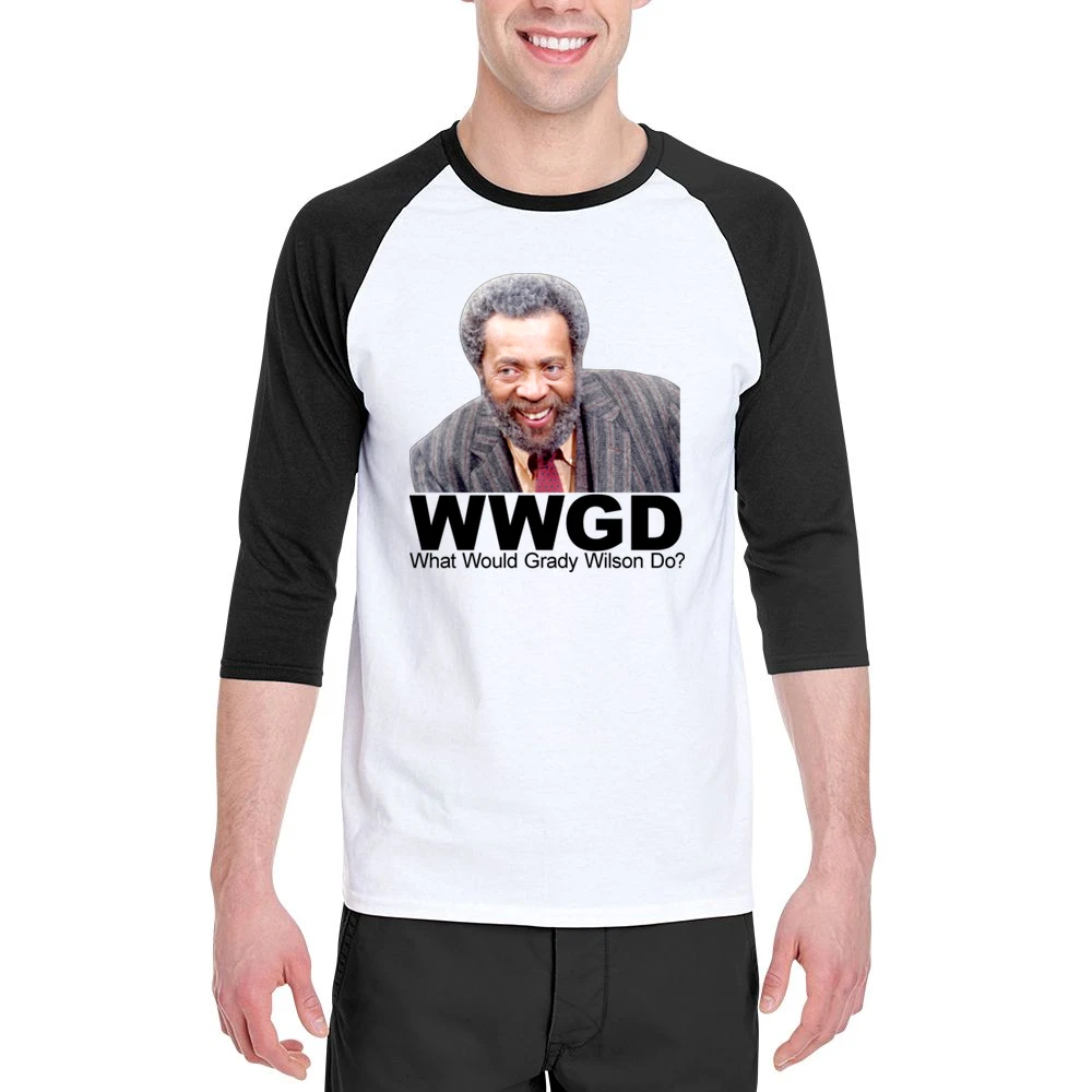 Sanford And Son What Would Grady Wilson Do Men 3/4 Sleeve T-Shirt