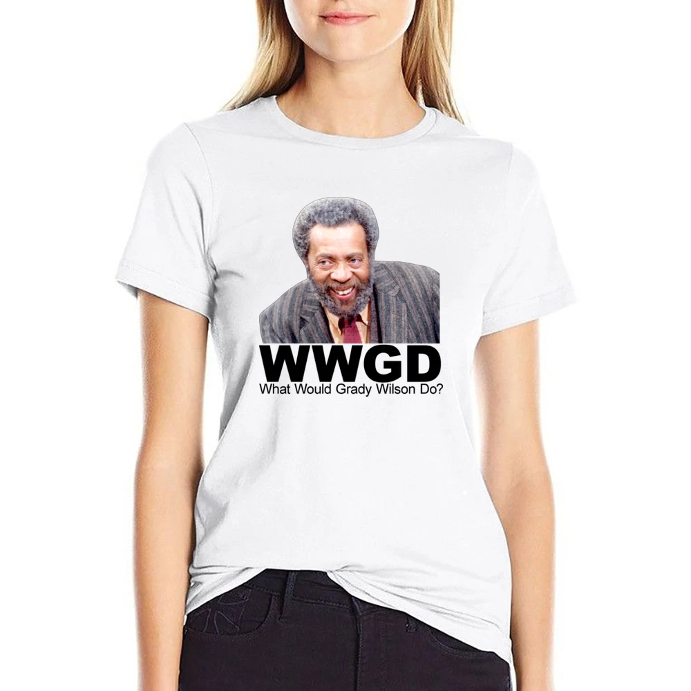 Sanford And Son What Would Grady Wilson Do US Size Women Ladies T-shirt