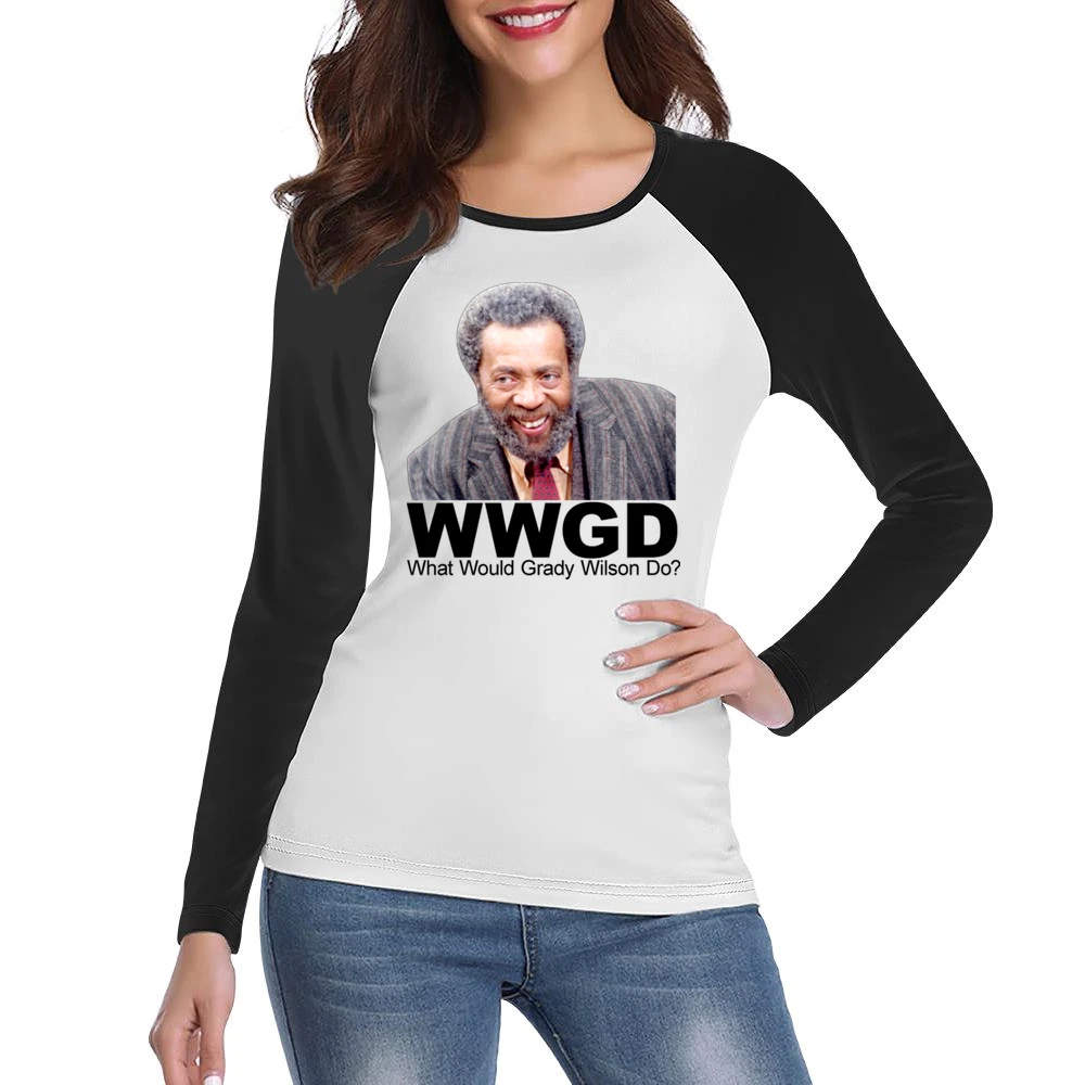 Sanford And Son What Would Grady Wilson Do Women Ladies Long Sleeve T-Shirt