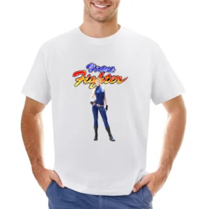 Sarah Bryant Virtua Fighter Arcade Fighting Retro Video Game Character Asian Size Men T-Shirt